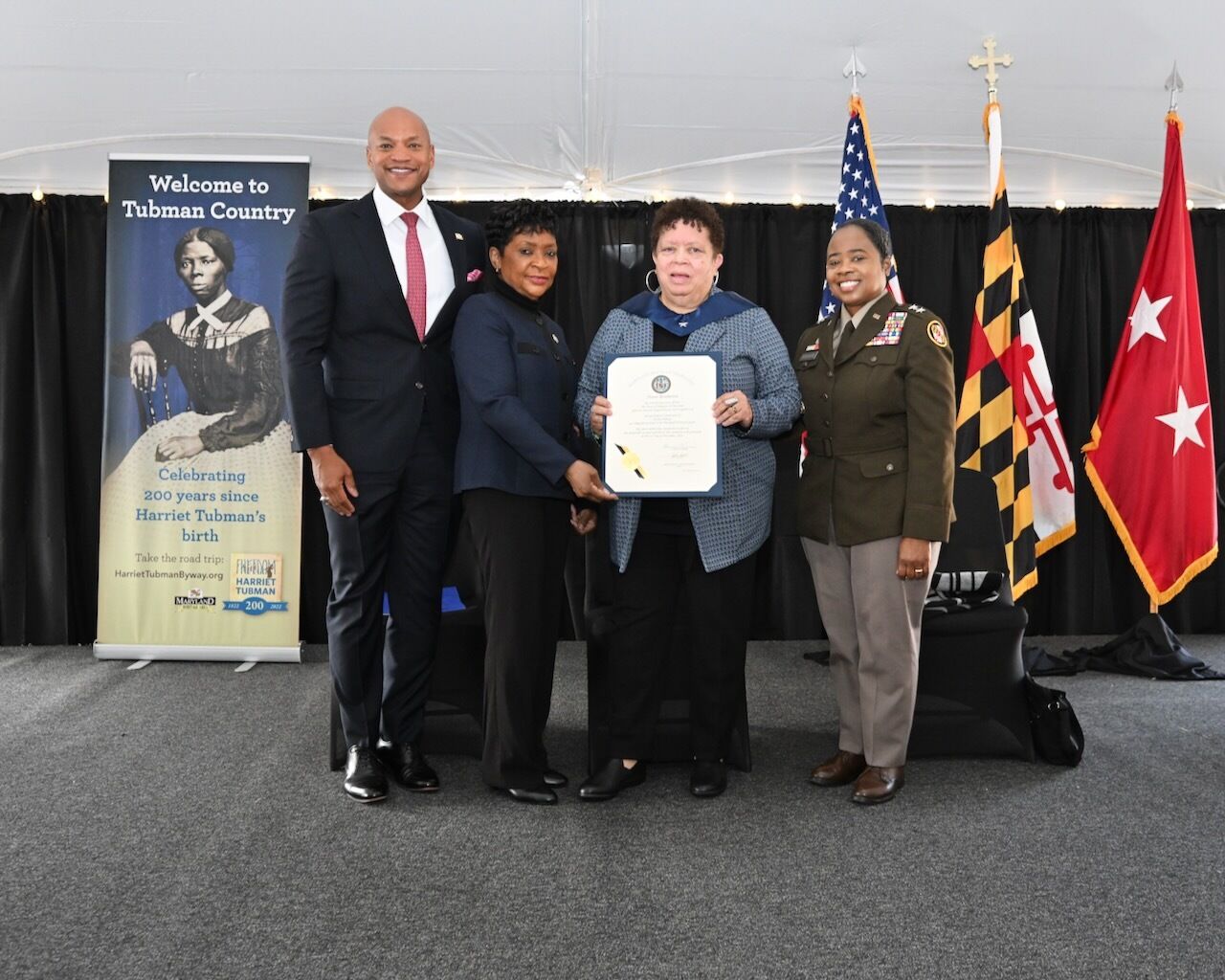 Harriet Tubman honored posthumously as Brigadier General in Maryland National Guard